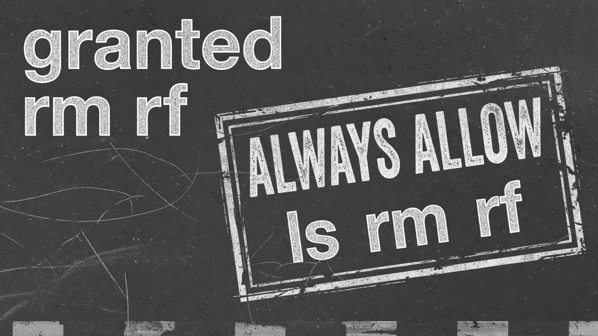 Light chalk stamp on dark asphalt covering ls and rm rf, with the words granted rm rf