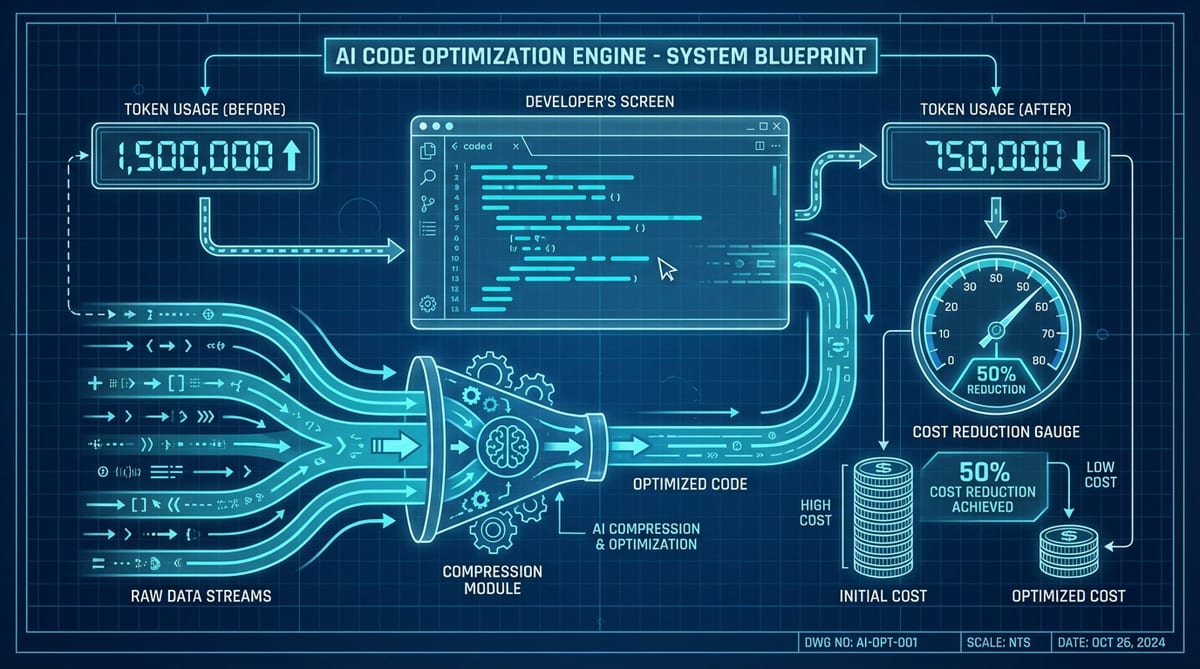 Cover image for How to Reduce AI Coding Tool Token Usage by 50%