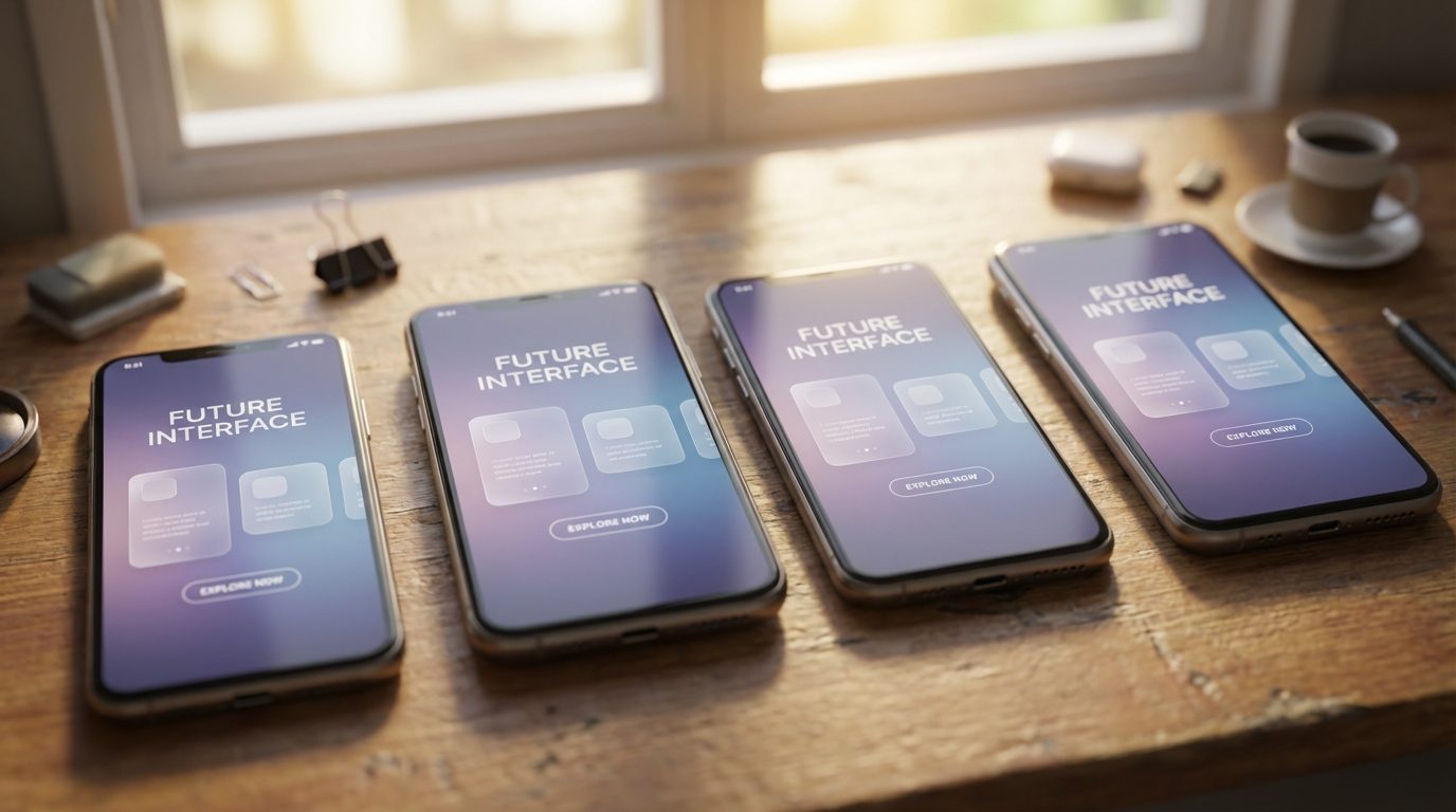 Grid of AI-generated landing pages all looking nearly identical